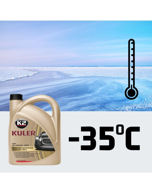 Zdjęcie: Płyn do chłodnic 4 L czerwony K2