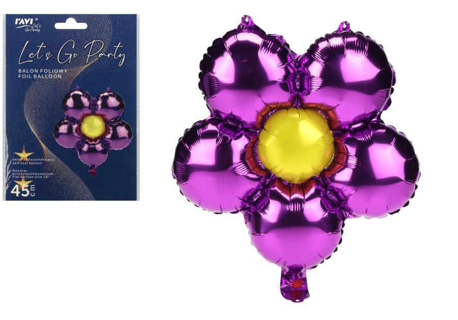 Zdjęcie: Balon foliowy LGP Flower violet art. 22147 DECOR