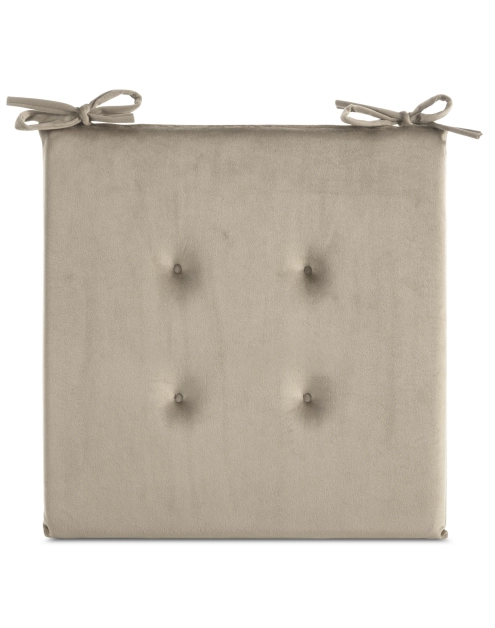 Zdjęcie: Poduszka na siedzisko Gaja 40x40x3 cm beżowa EUROFIRANY