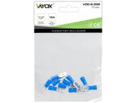 Zdjęcie: Konektory izolowane męskie 5 szt. + żeńskie 5 szt. niebieskie VDD-6.35B VAYOX