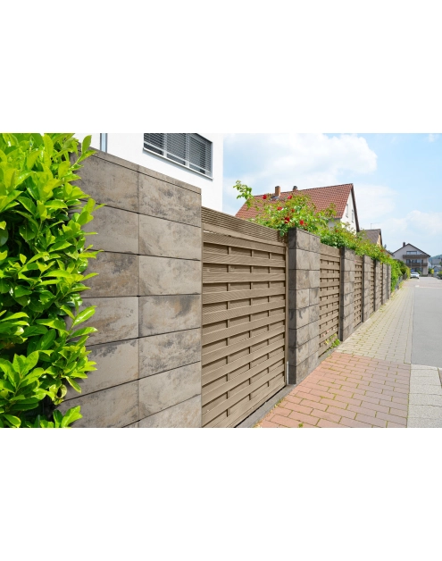 Zdjęcie: Ogrodzenie Murro pustak onyx POLBRUK