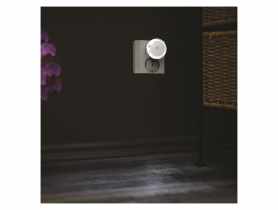 Lampka nocna LED do gniazdka 230V z czujnikiem, 3 LED EMOS