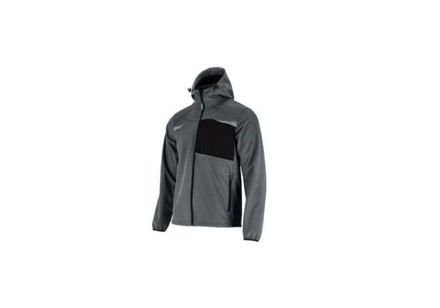 Zdjęcie: Kurtka softshell męska Rock, rozmiar XLL, szary STALCO