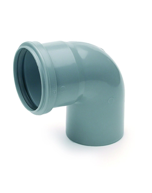 Zdjęcie: Kolano kanalizacyjne KW PP szare 50 90 stopni COMFORT