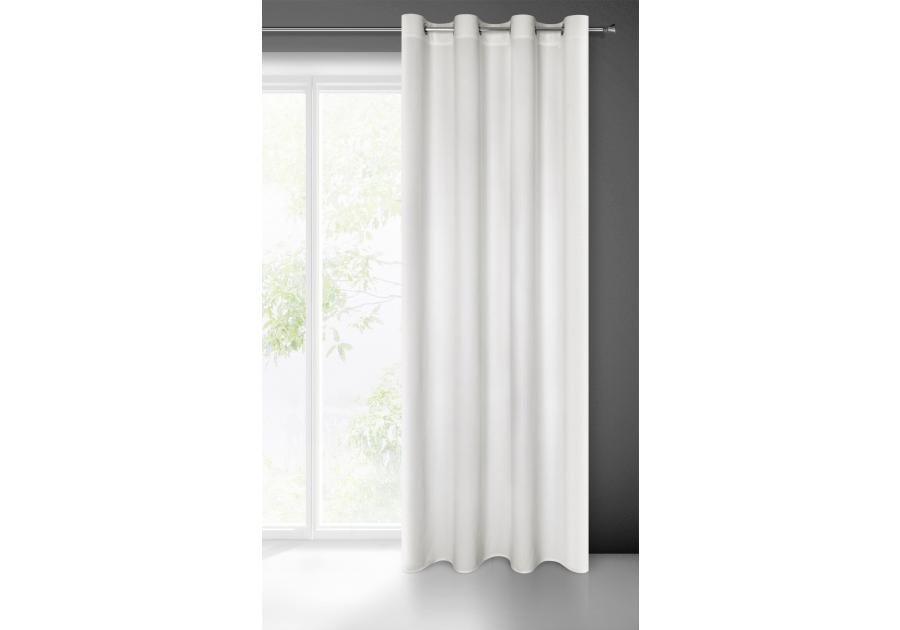 Zdjęcie: Zasłona gotowa Milo 140x250 cm biały EUROFIRANY