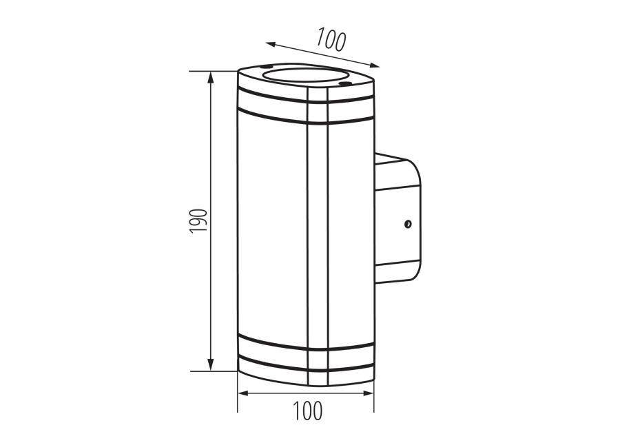 Zdjęcie: Oprawa oświetleniowa Zevi W EL 2GU10 G KANLUX
