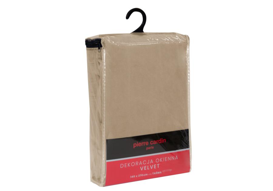 Zdjęcie: Zasłona gotowa Sibel na taśmie 140 x 270 cm ciemnobeżowy EUROFIRANY