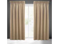 Zdjęcie: Zasłona gotowa Sibel na taśmie 140 x 270 cm ciemnobeżowy EUROFIRANY