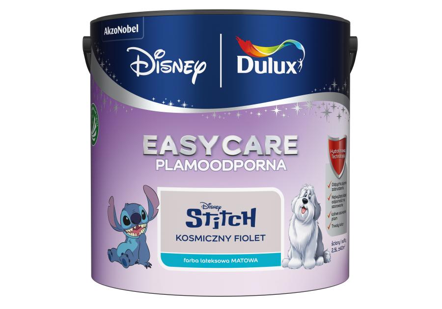 Zdjęcie: Farba lateksowa 2,5 L kosmiczny fiolet matowa EASYCARE DISNEY