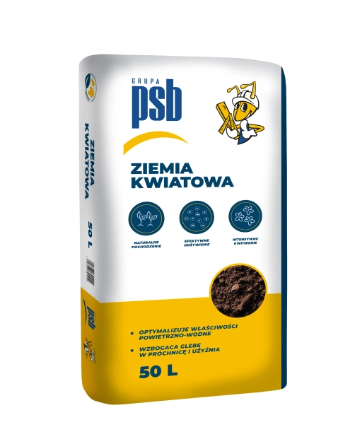 Zdjęcie: Ziemia kwiatowa 50 L PSB
