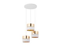 Zdjęcie: Lampa sufitowa Hilton white/gold 3 x E27 4774 TK LIGHTING