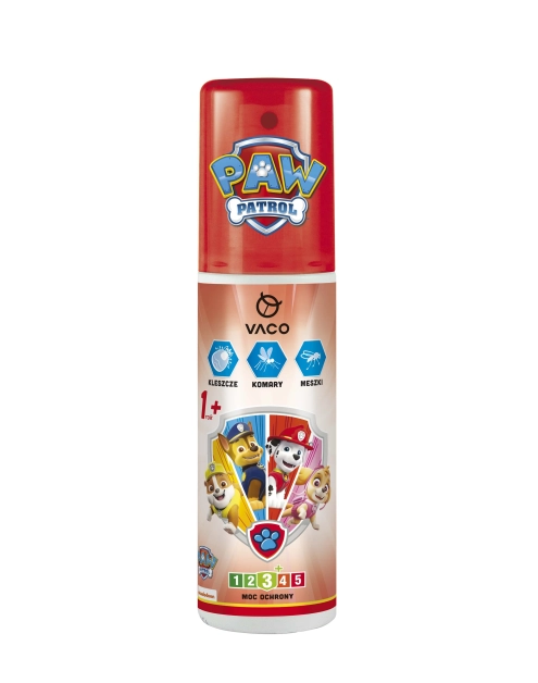 Zdjęcie: VACO Psi Patrol - Płyn na kleszcze, komary i meszki dla Dzieci (od 12 m) - 90 ml