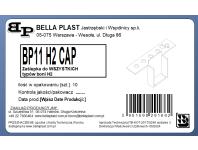 Zdjęcie: Zatyczka do listwy do boniowania BP11 H2 CAP biały BELLA PLAST