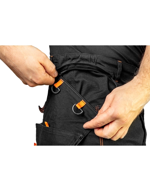 Zdjęcie: Spodnie robocze HD Slim, odpinane kieszenie, rozmiar L NEO
