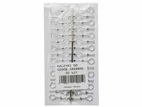 Haczyki do ozdób choinkowych 30 szt. srebrne GRZEŚKOWIAK