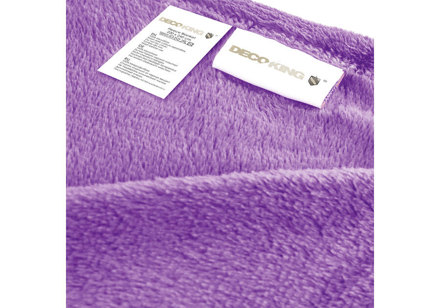 Zdjęcie: Koc Mic violet 220x240 cm DECO KING