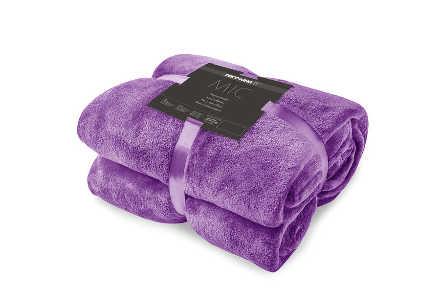 Zdjęcie: Koc Mic violet 220x240 cm DECO KING