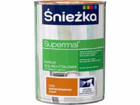 Emalia Supermal pomarańczowy F550 0,8L ŚNIEŻKA