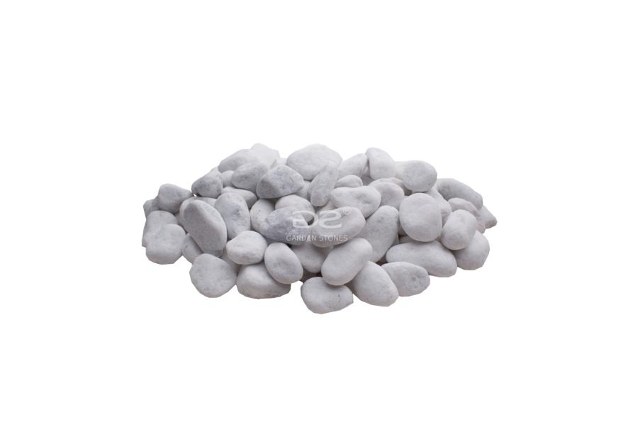 Zdjęcie: Otoczak Bianco Carrara 25-40 mm, worek 25 kg GARDEN STONES