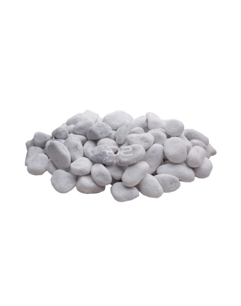 Zdjęcie: Otoczak Bianco Carrara 25-40 mm, worek 25 kg GARDEN STONES