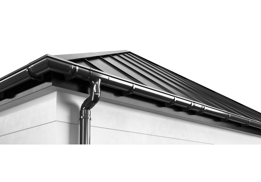 Zdjęcie: Narożnik wewnętrzny Kanion 100x90 mm czarny WAVIN