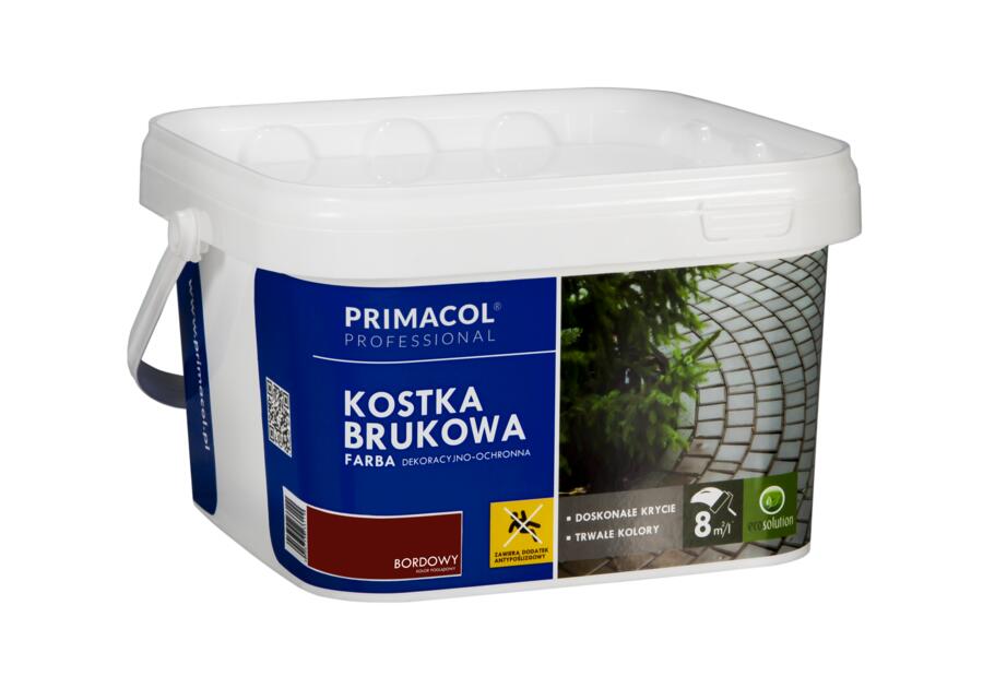 Zdjęcie: Farba do kostki brukowej bordowa 2,2 L PRIMACOL