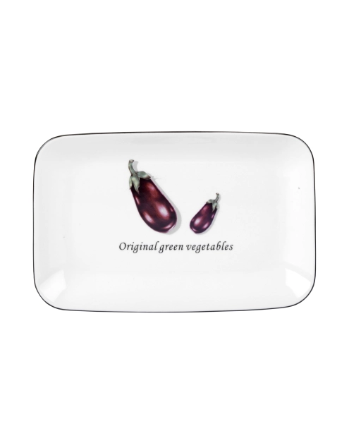 Zdjęcie: Półmisek Toskania z porcelany New Bone 20,5 cm wzór 4 Aubergine DECOR