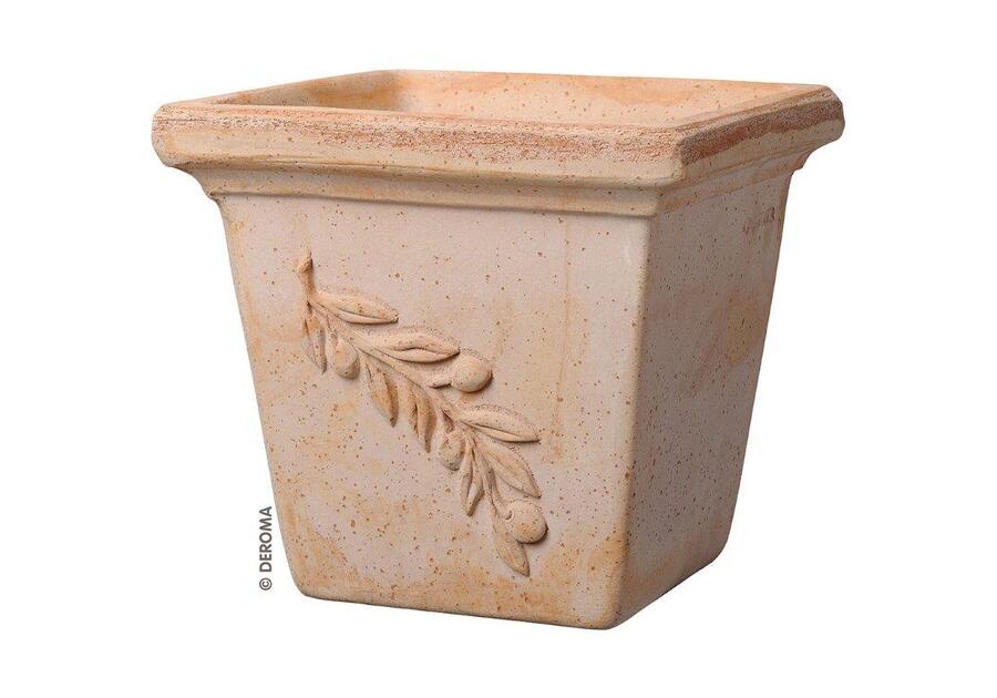 Zdjęcie: Donica Quadro Olive 18 cm DEROMA