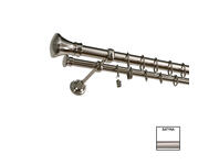 Zdjęcie: Karnisz podwójny Zeus fi 25 mm - 400 cm colloseum satyna KARWEL