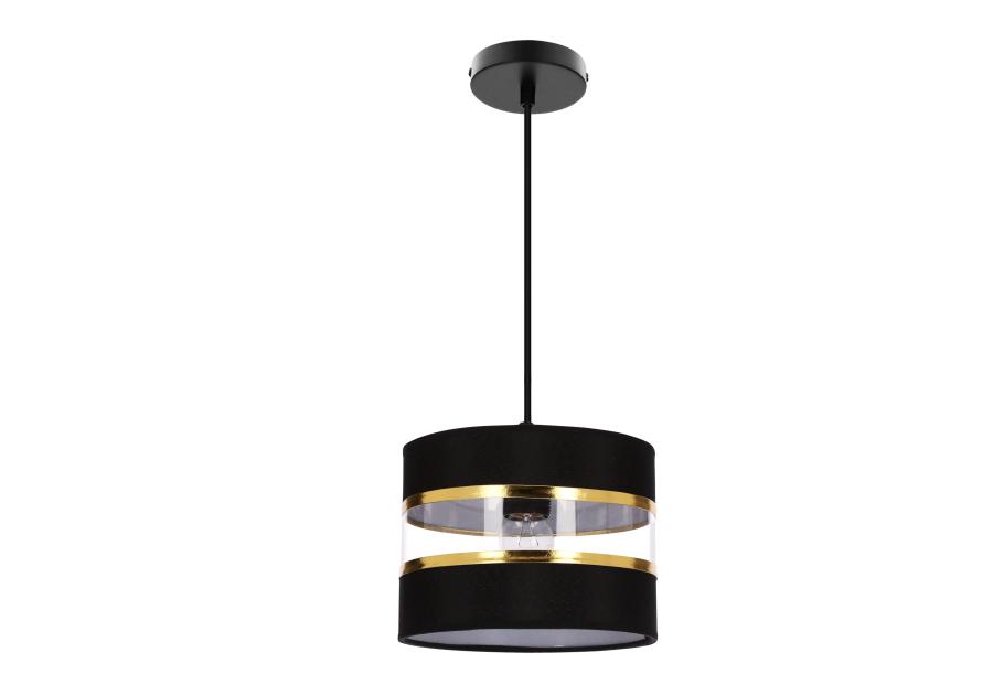 Zdjęcie: Lampa wisząca Pandy 1x40 W E27 czarny+złoty CANDELLUX
