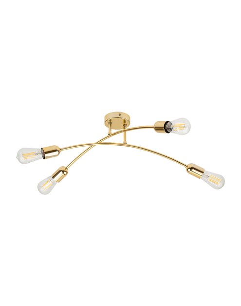 Zdjęcie: Lampa wisząca Helix 4 x E27 złota 4688 TK LIGHTING