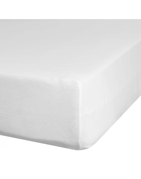 Zdjęcie: Prześcieradło z gumką Nova 3, 140x200 cm + 30 cm białe EUROFIRANY