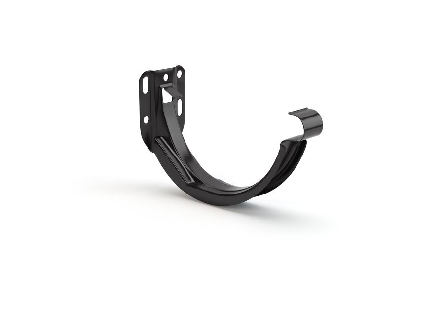 Zdjęcie: Uchwyt rynny czołowej 125 mm StalGam czarny GAMRAT