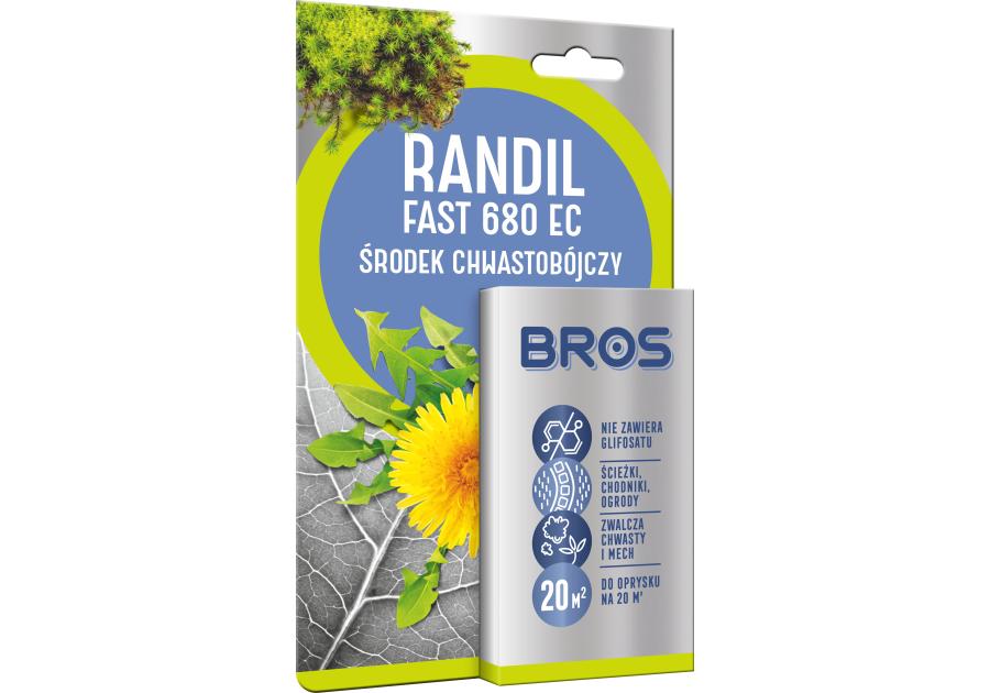 Zdjęcie: Środek chwastobójczy Randil Fast 680 EC zwalcza chwasty i mech 25 ml BROS