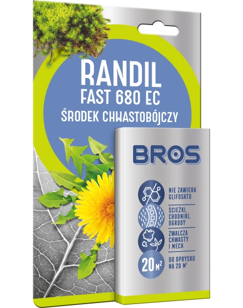 Zdjęcie: Środek chwastobójczy Randil Fast 680 EC zwalcza chwasty i mech 25 ml BROS