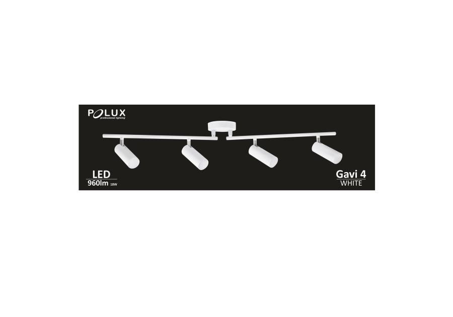 Zdjęcie: Lampa sufitowa LED Gavi 4x4.5W biała POLUX