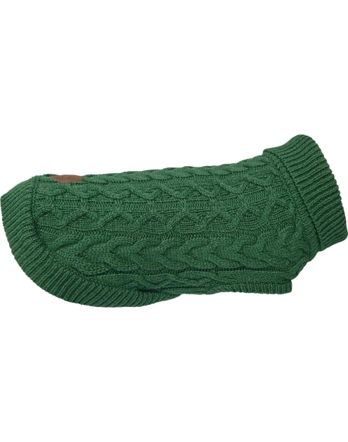 Zdjęcie: Sweter dla psa Jacquard R.25 zielony ZOLUX