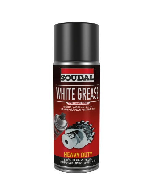 Zdjęcie: Smar litowy w aerozolu z PTFE White Grease 400ml SOUDAL