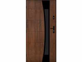 Drzwi zewnętrzne diuna orzech 80l komplet PANTOR