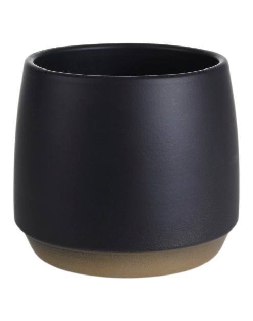 Zdjęcie: Osłonka doniczkowa 670 - 16 cm antracyt/złoty CERMAX