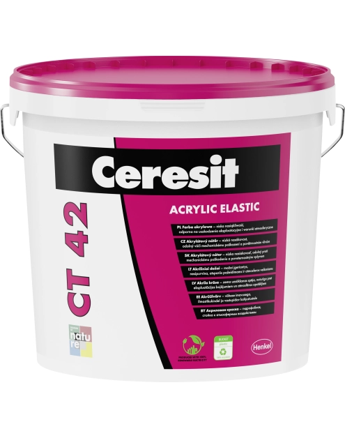 Zdjęcie: Farba akrylowa zewnętrzna CT42 - 15 L CERESIT