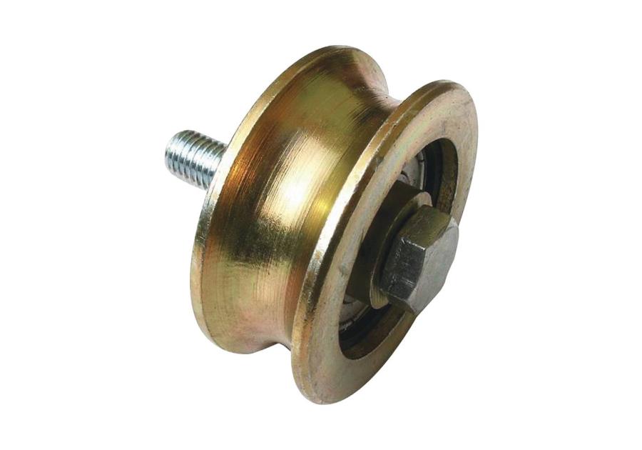 Zdjęcie: Rolka bramowa szynowa rura ocynk żółty METRO