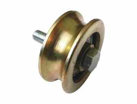 Rolka bramowa szynowa rura ocynk żółty METRO