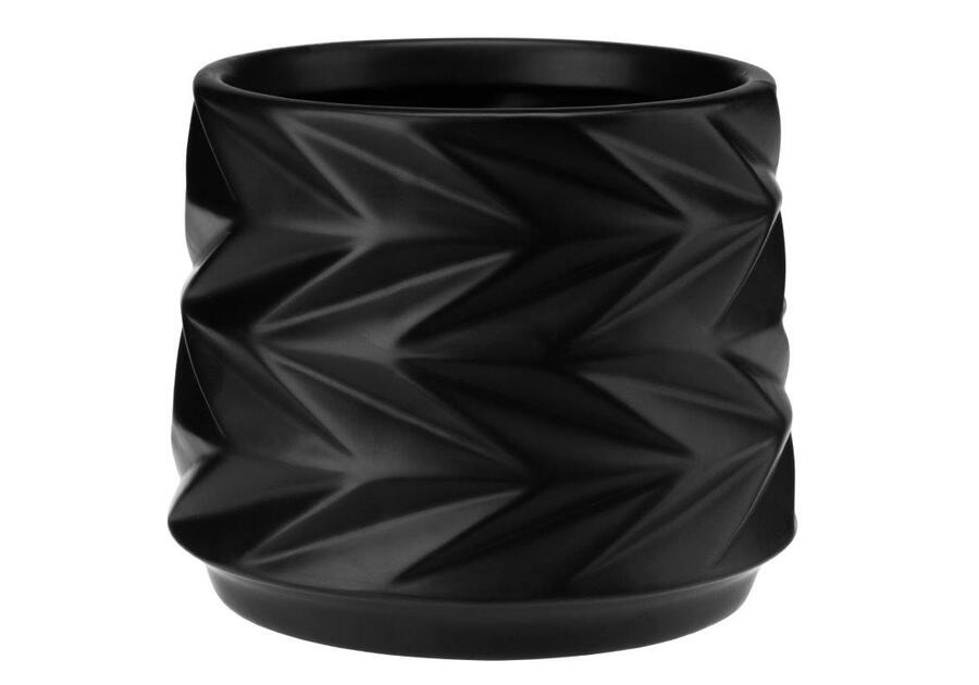 Zdjęcie: Osłonka ceramiczna Sophia 19x9 cm czarna VERDENIA