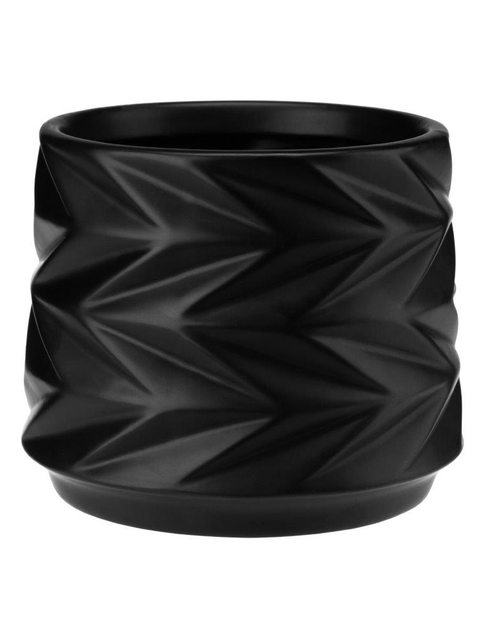 Zdjęcie: Osłonka ceramiczna Sophia 19x9 cm czarna VERDENIA