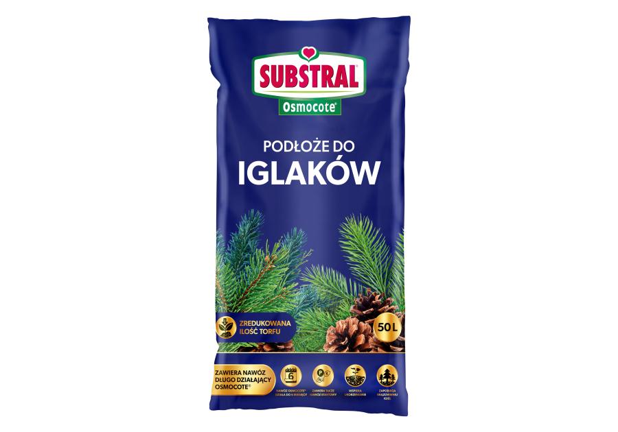Zdjęcie: Gotowe podłoże Osmocote do Iglaków 50 L SUBSTRAL