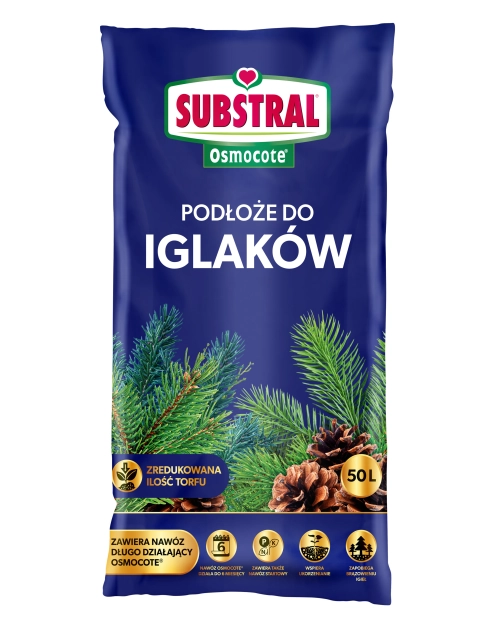 Zdjęcie: Gotowe podłoże Osmocote do Iglaków 50 L SUBSTRAL