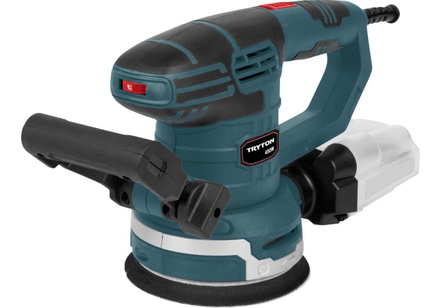 Zdjęcie: Szlifierka mimośrodowa, 450w, 125mm, 0-13000/min, TRYTON