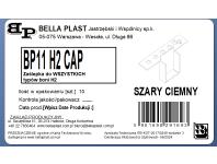 Zdjęcie: Zatyczka do listwy do boniowania BP11 H2 CAP szary ciemny BELLA PLAST