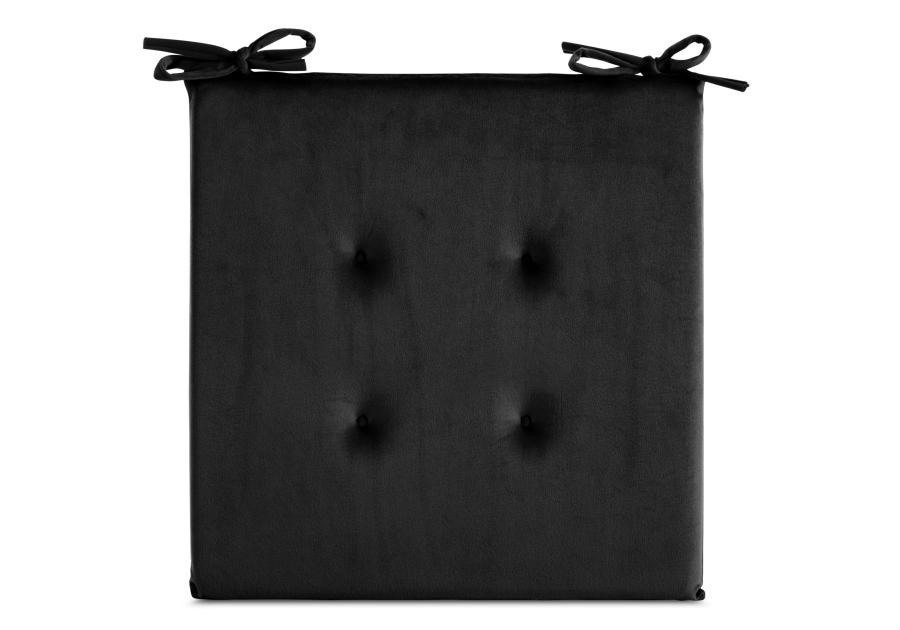 Zdjęcie: Poduszka na siedzisko Gaja 40x40x3 cm czarna EUROFIRANY